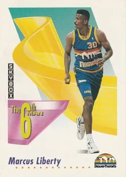 1991-92 SkyBox Marcus Liberty SM #438 card image