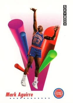 1991-92 SkyBox Mark Aguirre #78 card image