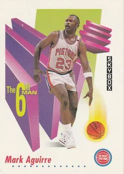 1991-92 SkyBox Mark Aguirre SM #439 card image