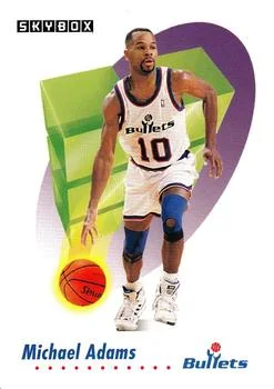 1991-92 SkyBox Michael Adams #650 card image