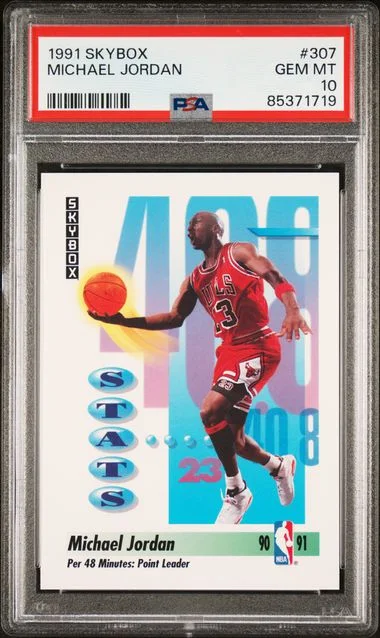 1991-92 SkyBox Michael Jordan #307 card image
