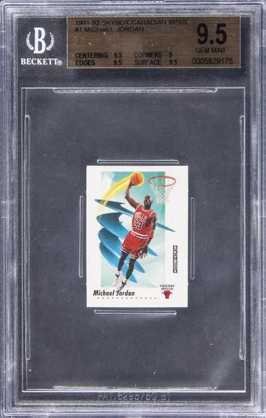 1991-92 SkyBox Michael Jordan Canadian Minis #7 card image