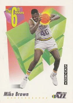 1991-92 SkyBox Mike Brown SM #457 card image