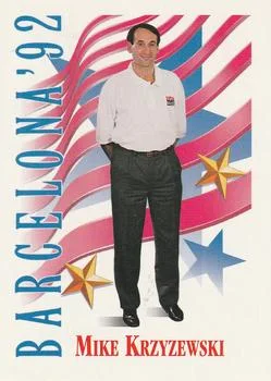 1991-92 SkyBox Mike Krzyzewski USA #542 card image