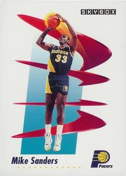 1991-92 SkyBox Mike Sanders #116 card image