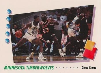 1991-92 SkyBox Minnesota Timberwolves GF #420 card image