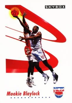 1991-92 SkyBox Mookie Blaylock #177 card image