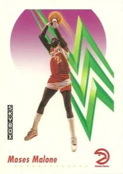 1991-92 SkyBox Moses Malone #4 card image