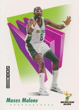 1991-92 SkyBox Moses Malone #634 card image