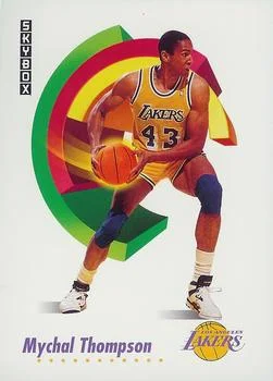 1991-92 SkyBox Mychal Thompson #142 card image