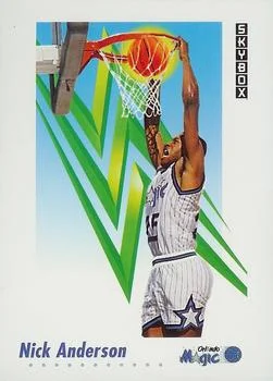 1991-92 SkyBox Nick Anderson #200 card image