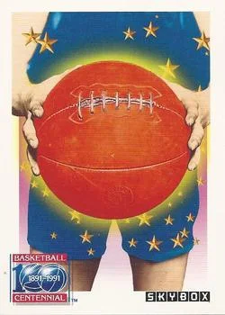 1991-92 SkyBox Old-Fashioned Ball CEN #329 card image