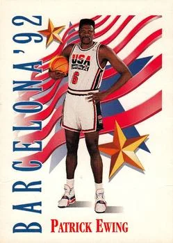 1991-92 SkyBox Patrick Ewing USA #532 card image