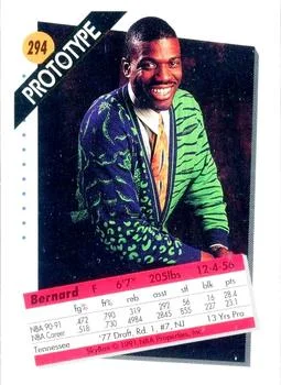 1991-92 SkyBox Bernard King PROTO [Prototypes] Prototypes #294 card back image