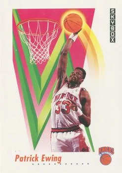 1991-92 SkyBox Patrick Ewing PROTO [Prototypes] Prototypes #189 card image
