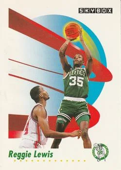 1991-92 SkyBox Reggie Lewis #16 card image