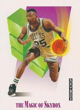 1991-92 SkyBox Reggie Lewis MAG #567 card image