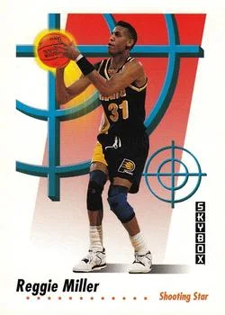 1991-92 SkyBox Reggie Miller SS #596 card image