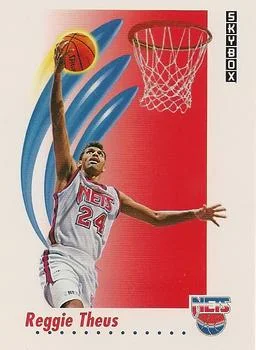 1991-92 SkyBox Reggie Theus #187 card image
