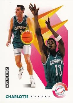 1991-92 SkyBox Rex Chapman / Kendall Gill TW #461 card image