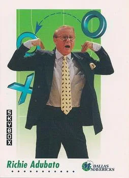 1991-92 SkyBox Richie Adubato CO #383 card image
