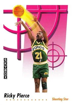 1991-92 SkyBox Ricky Pierce SS #600 card image
