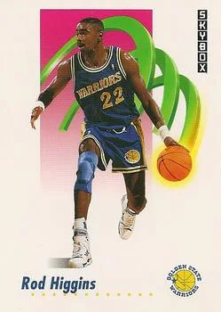 1991-92 SkyBox Rod Higgins #91 card image