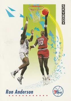 1991-92 SkyBox Ron Anderson #210 card image