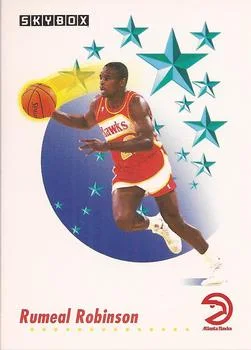 1991-92 SkyBox Rumeal Robinson RS #486 card image