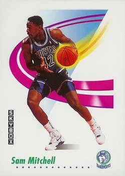 1991-92 SkyBox Sam Mitchell #171 card image