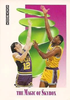 1991-92 SkyBox Sam Perkins MAG #569 card image