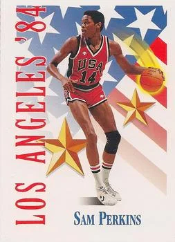 1991-92 SkyBox Sam Perkins USA #560 card image