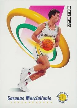 1991-92 SkyBox Sarunas Marciulionis #95 card image