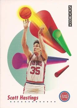1991-92 SkyBox Scott Hastings #83 card image