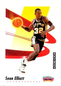 1991-92 SkyBox Sean Elliott #256 card image
