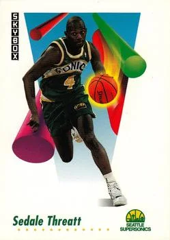1991-92 SkyBox Sedale Threatt #275 card image