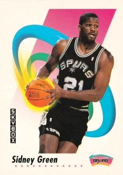 1991-92 SkyBox Sidney Green #257 card image