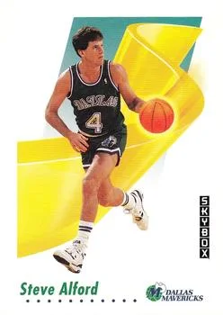 1991-92 SkyBox Steve Alford #56 card image