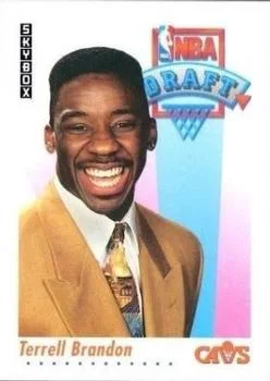 1991-92 SkyBox Terrell Brandon DFT #523 card image