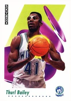 1991-92 SkyBox Thurl Bailey #635 card image