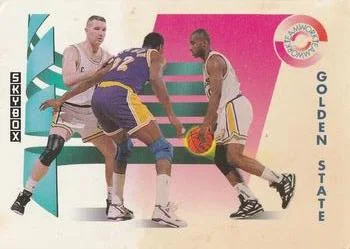 1991-92 SkyBox Tim Hardaway / Chris Mullin TW #467 card image