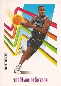 1991-92 SkyBox Tony Campbell MAG #564 card image