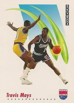 1991-92 SkyBox Travis Mays #248 card image
