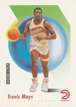 1991-92 SkyBox Travis Mays #616 card image