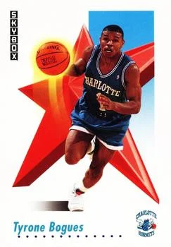 1991-92 SkyBox Tyrone Bogues #23 card image