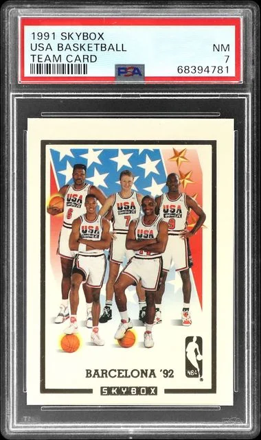 1991-92 SkyBox USA Basketball Team #no-number card image