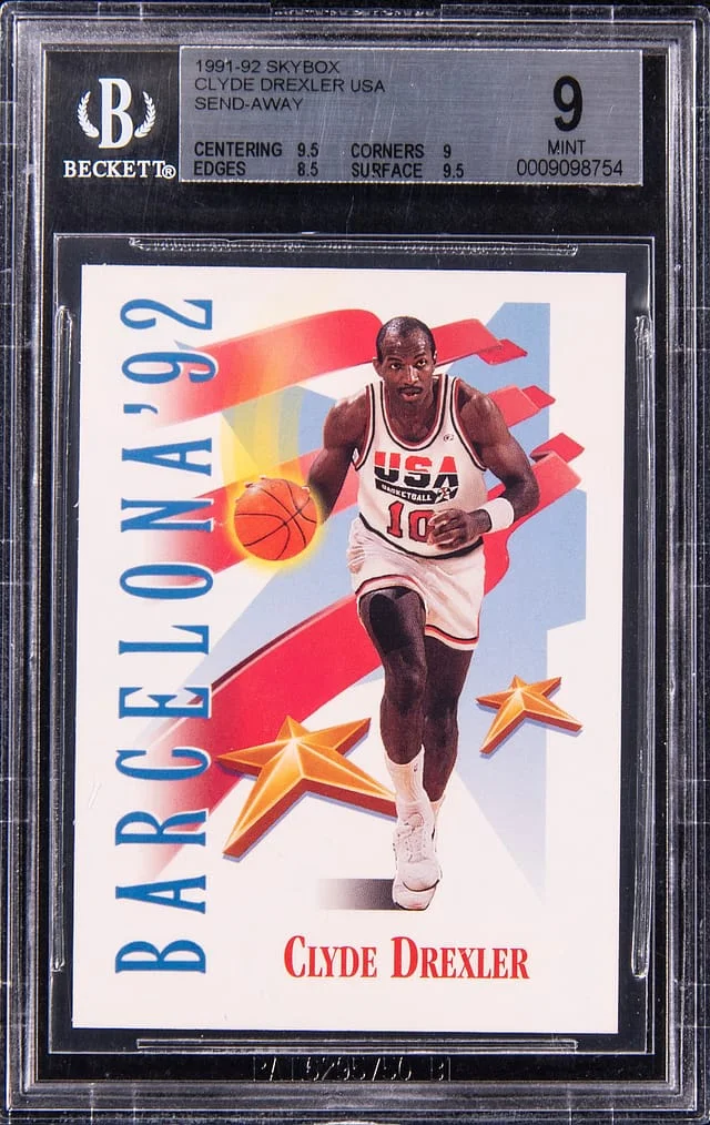 1991-92 SkyBox USA Send-Away Clyde Drexler #no-number card image