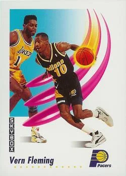 1991-92 SkyBox Vern Fleming #112 card image