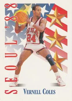 1991-92 SkyBox Vernell Coles USA #549 card image