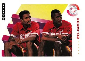 1991-92 SkyBox Vernon Maxwell / Kenny Smith TW #468 card image